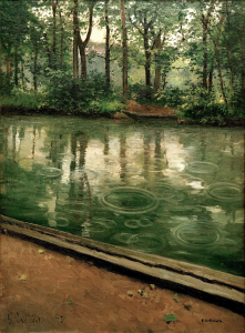 Efecto de lluvia - Gustave Caillebotte - Francia, 1875